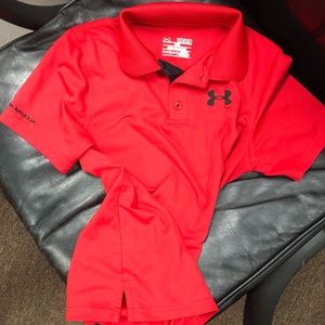 Under Armour Youth medium Polo heat gear material